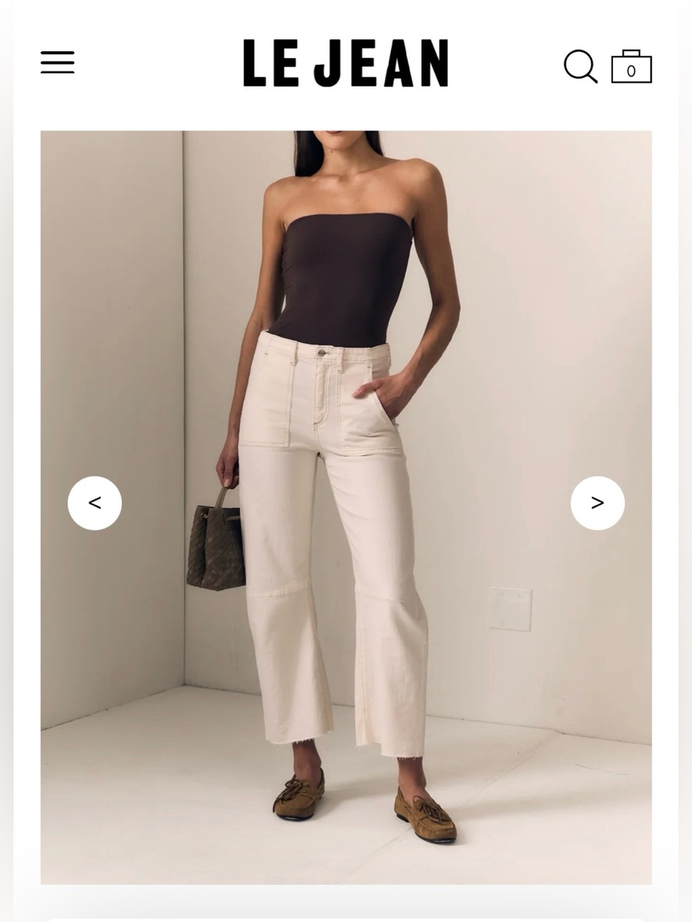 Le Jean Utility Soft Barrel jeans